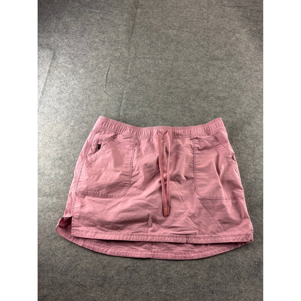 Title Nine Womens L Pink Scout Skort Hiking Travel Active Skirt Outdoorsy